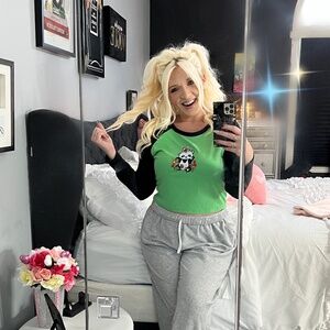 Kawaii Panda Crop Top